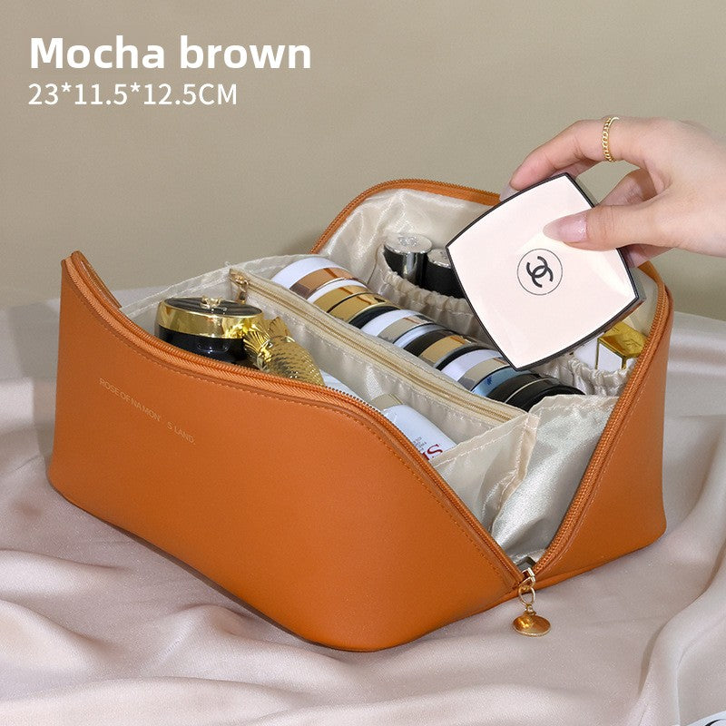 Thickened PU multi-functional toiletry bag