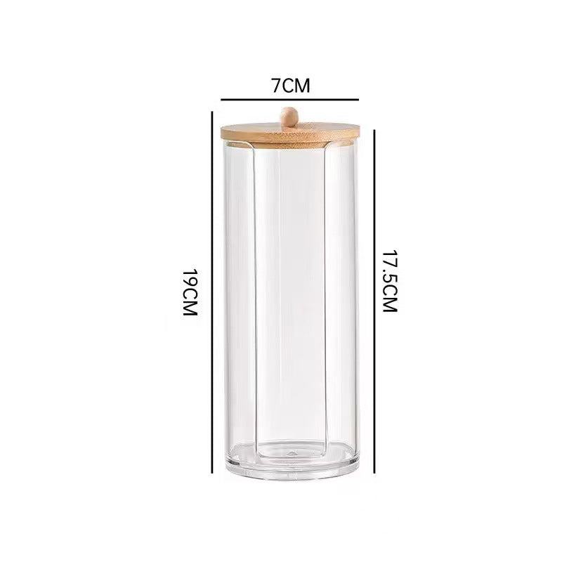 Transparent cotton pad storage box