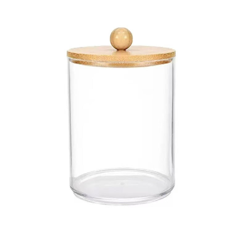 Transparent cotton pad storage box